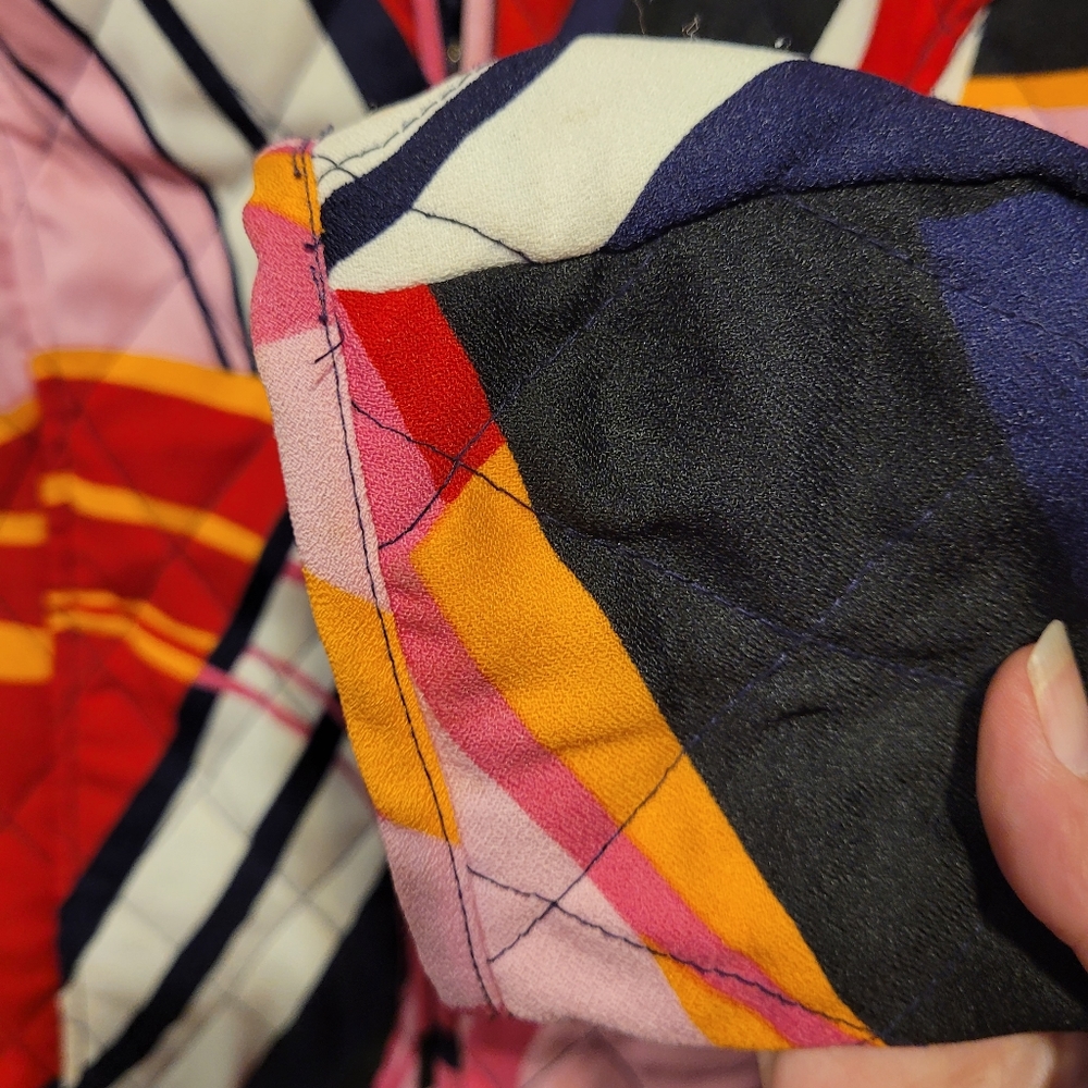EUC Selene Sport Colorful Quilted Look Jacket Size Medium - Picture 8 of 10